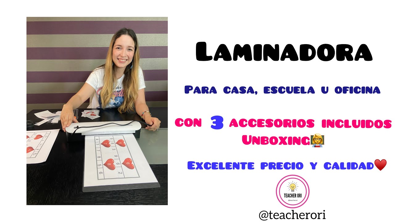 Laminadora o plastificadora con 3 accesorios incluidos Toyugo ✅ Unboxing de mi 1era compra en Amazon