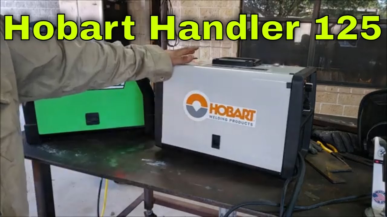 Распаковка и обзор сварочного аппарата Hobart Handler 125 Flux Core Mig для начинающих