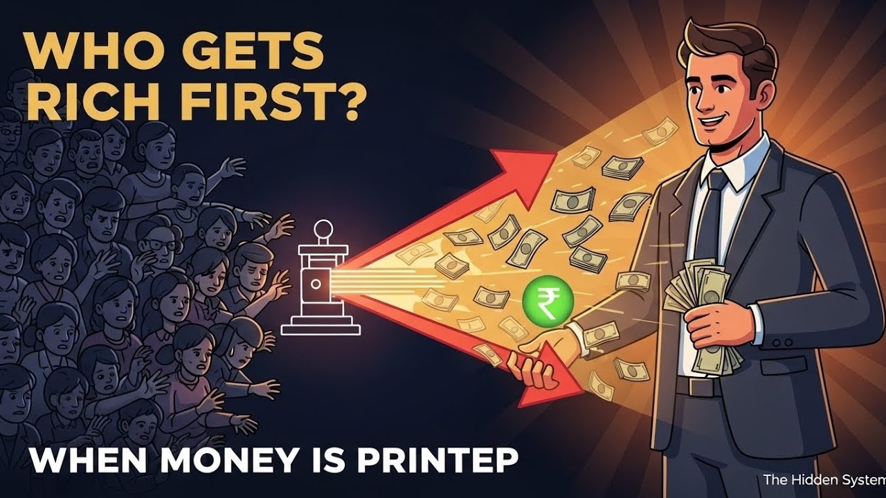 Who Gets Rich First When a Country Prints More Money? (India's Hidden System)
