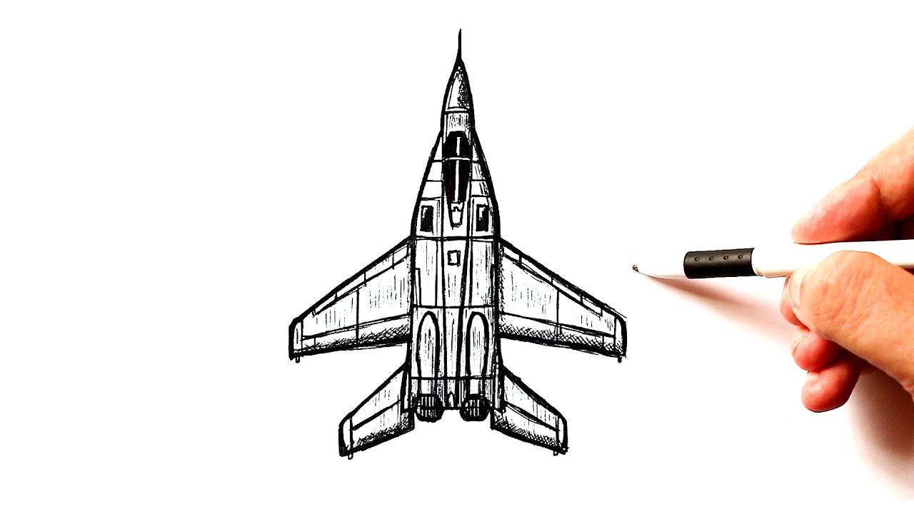 Как нарисовать истребитель | Шаг за шагом