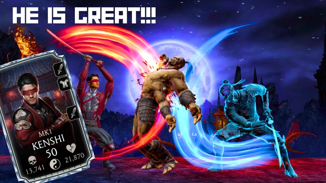 MK1 Kenshi full review! A GREAT diamond, super FUN to play! MK Mobile