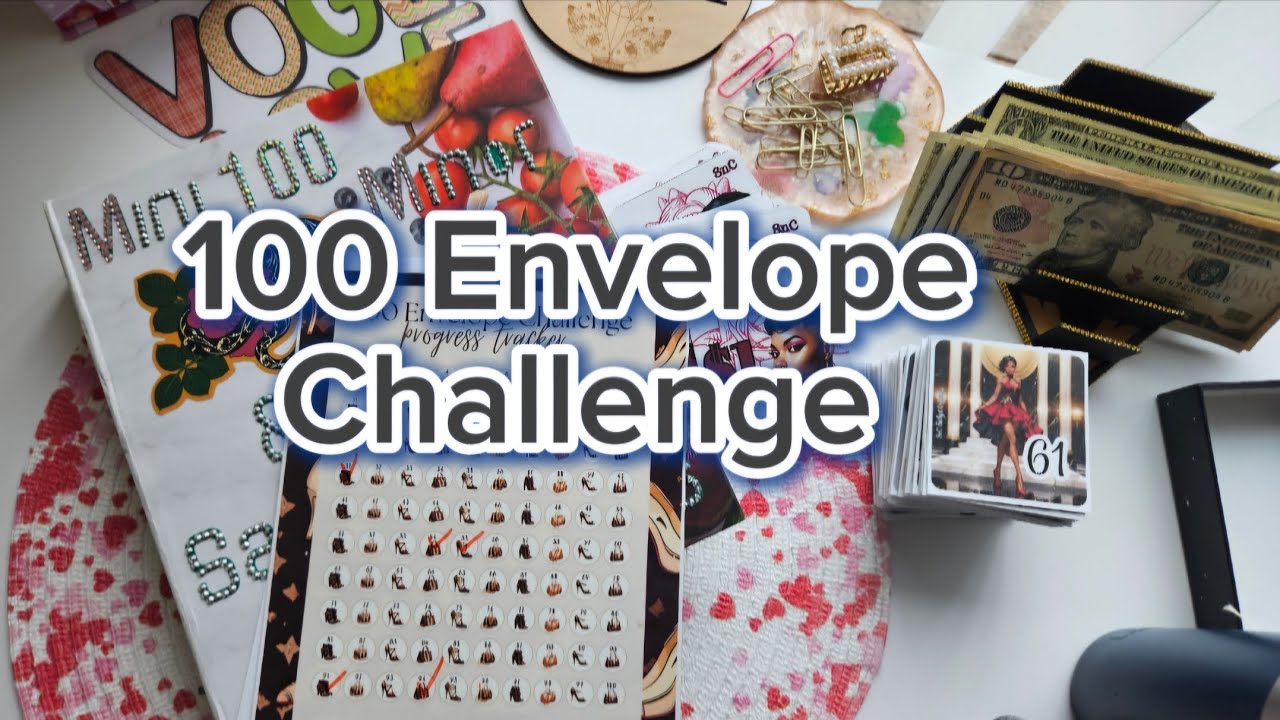 Mini Monday✨️100 Envelopes Binder✨️#cashstuffing✨️#low-budget✨️#fypyoutube 