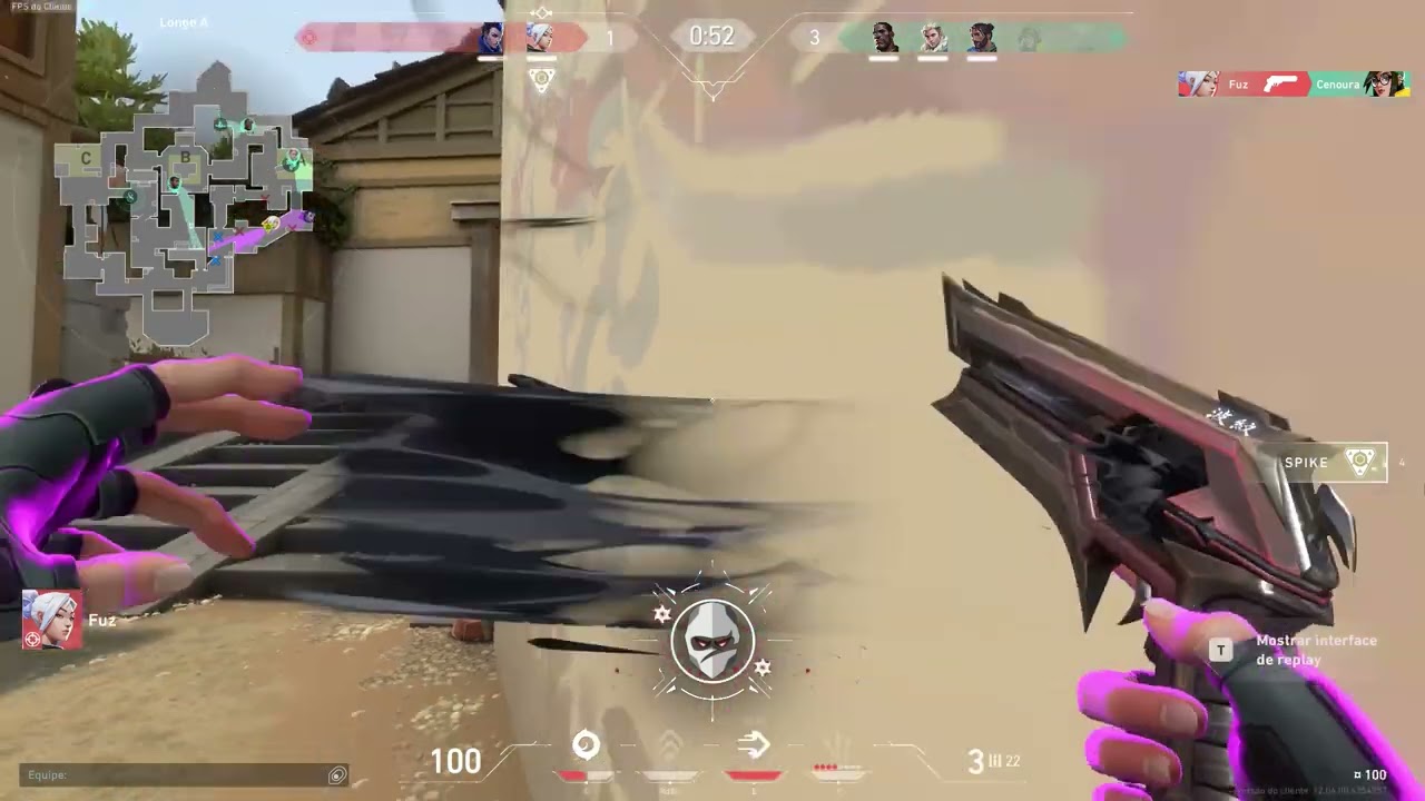 Ace no Pistol Ouro 1 #valorant #valorantclips #va