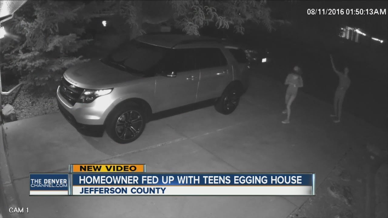 Homeowner fed up with teens egging her house