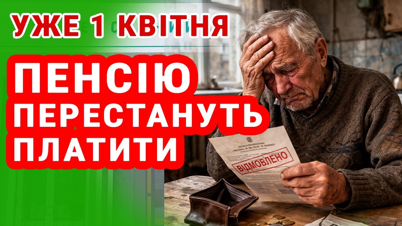 ПЕНСІОНЕРИ ПРИГОТУЙТЕСЬ. Пенсію заморозять вже з 1 квітня - кому і чому. Попередження Пенсійного.