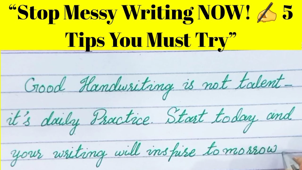 “Neat Handwriting Made Simple: 5 Proven Tips You Can Start Today ✍️”