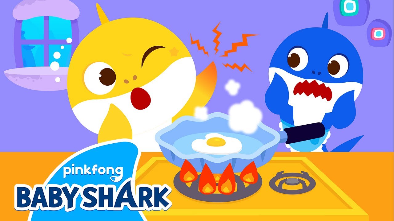 🔥Baby Shark, It's Hot! Be Careful! | Safety Songs for Kids | Baby Shark Official