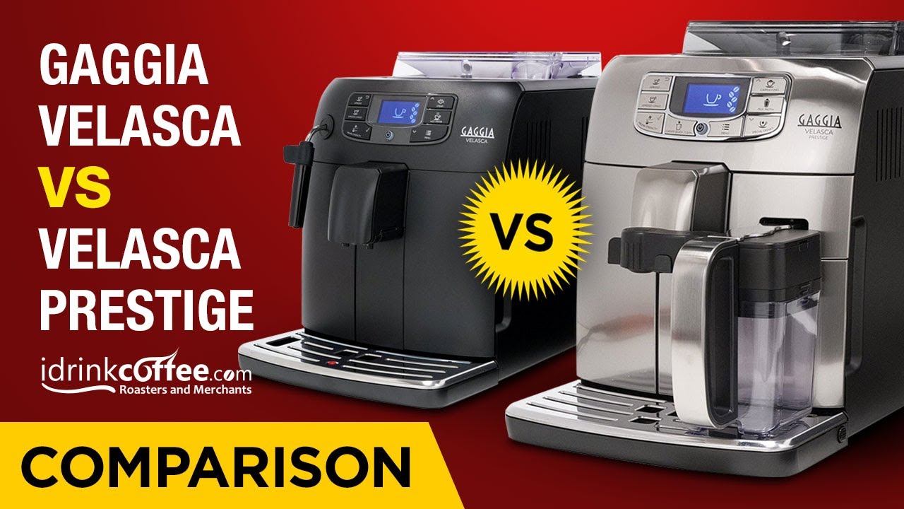 iDrinkCoffee.com Preview - Gaggia Velasca & Gaggia Velasca Prestige Super Automatic Espresso Machine
