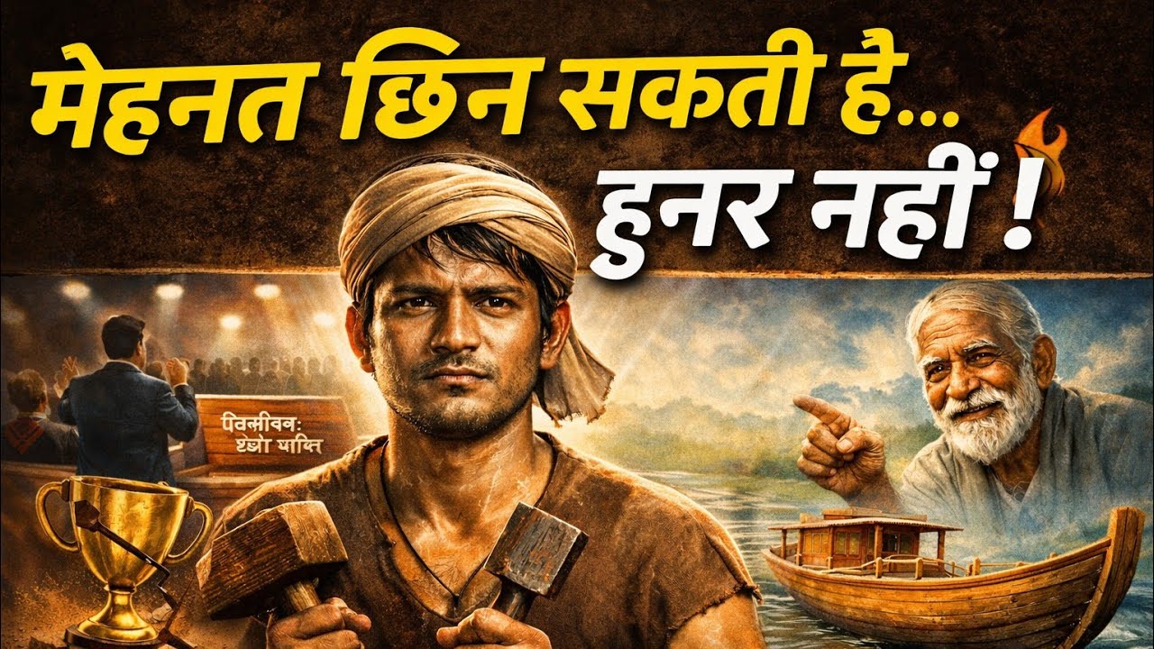 मेहनत छिन सकती है.. हुनर नहीं | नाव वाले की कहानी | Motivational Story in Hindi | Moral Story||
