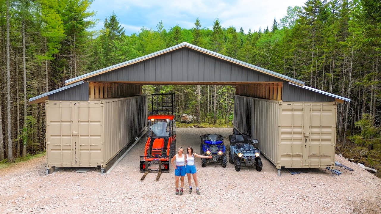 FINISHING our DIY Shipping Container Workshop!