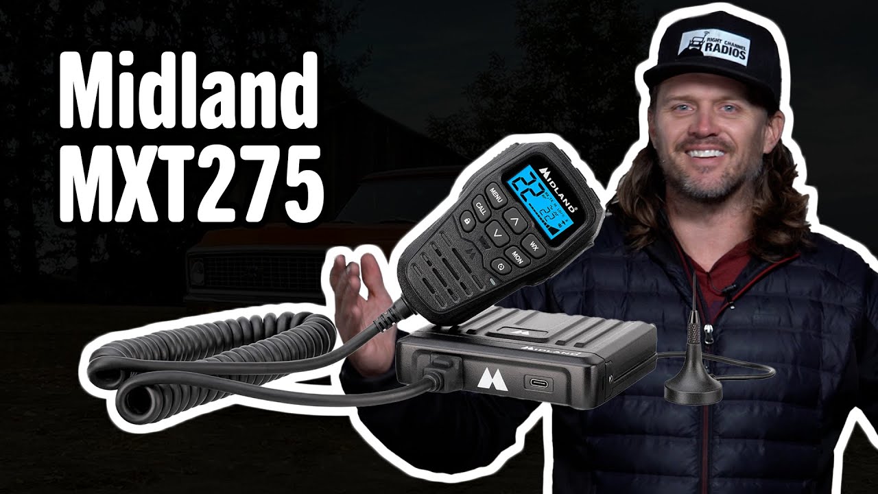 The Midland MXT275 Compact GMRS Radio