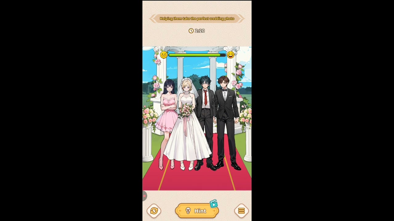Brain Puzzle |Tricky Quest| level#05|  Click a Perfect Wedding Picture!.?
