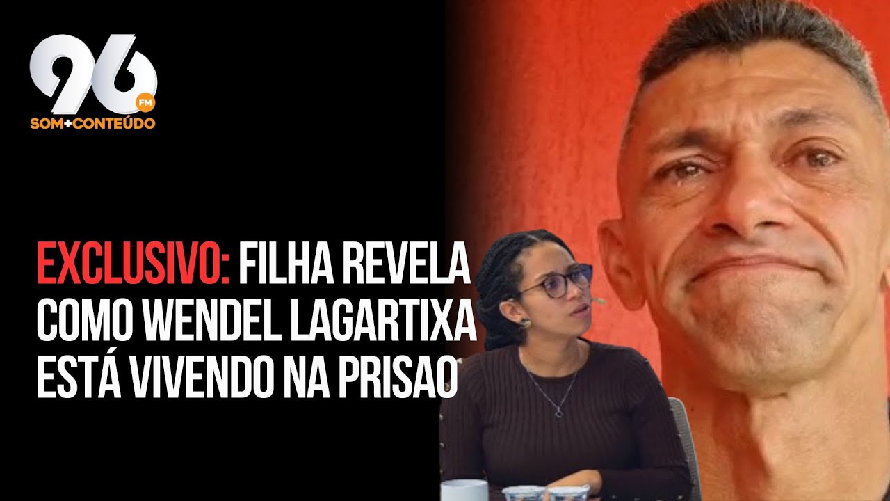 ANNE REVELA SITUAÇÃO DE WENDEL LAGARTIXA NA PRISÃO: "MAGRO E A BASE DE ANTIDEPRESSIVOS"
