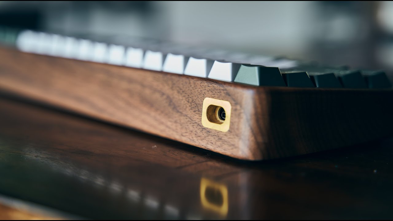 Wood keyboard build.