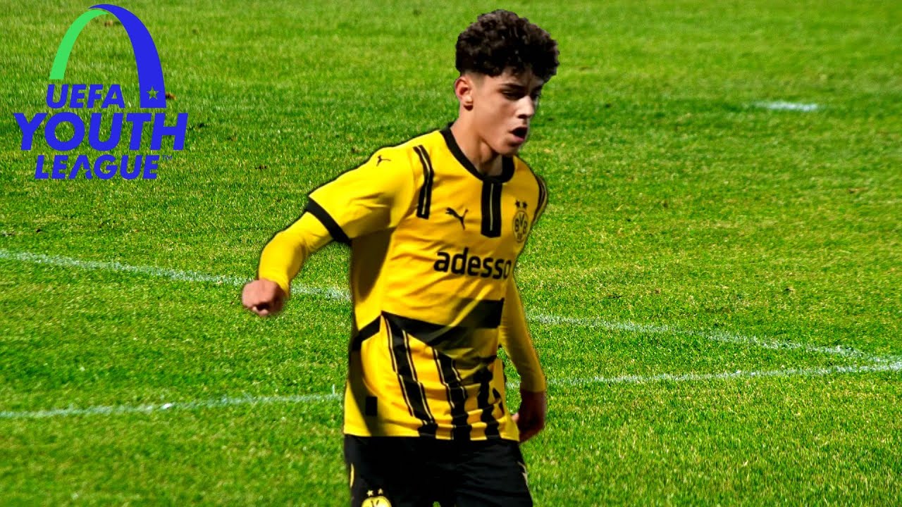 Samuele Inácio 🇮🇹  | Juventus vs Dortmund U19 | 1 Goal - Great performance | Youth League 2025