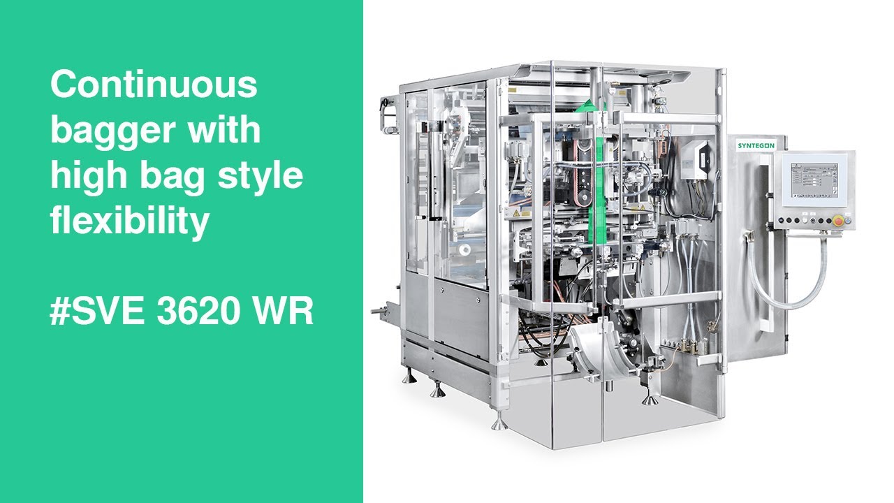 SVE 3620 WR: Continuous bagger with high bag style flexibility