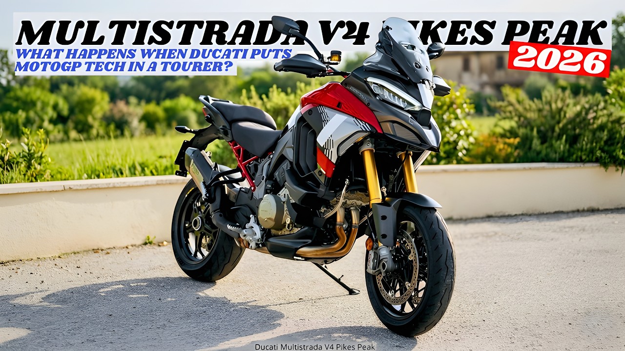 Что произойдет, если Ducati внедрит технологии MotoGP в туристический мотоцикл? Подробности о Mul...