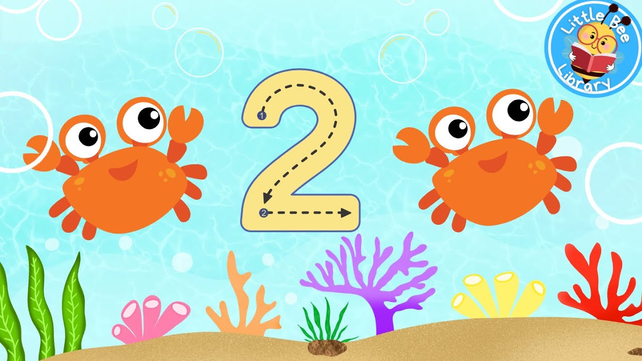 Under the Sea Counting! #learntocount #countingnumbers1to10  #preschool #countingsongs