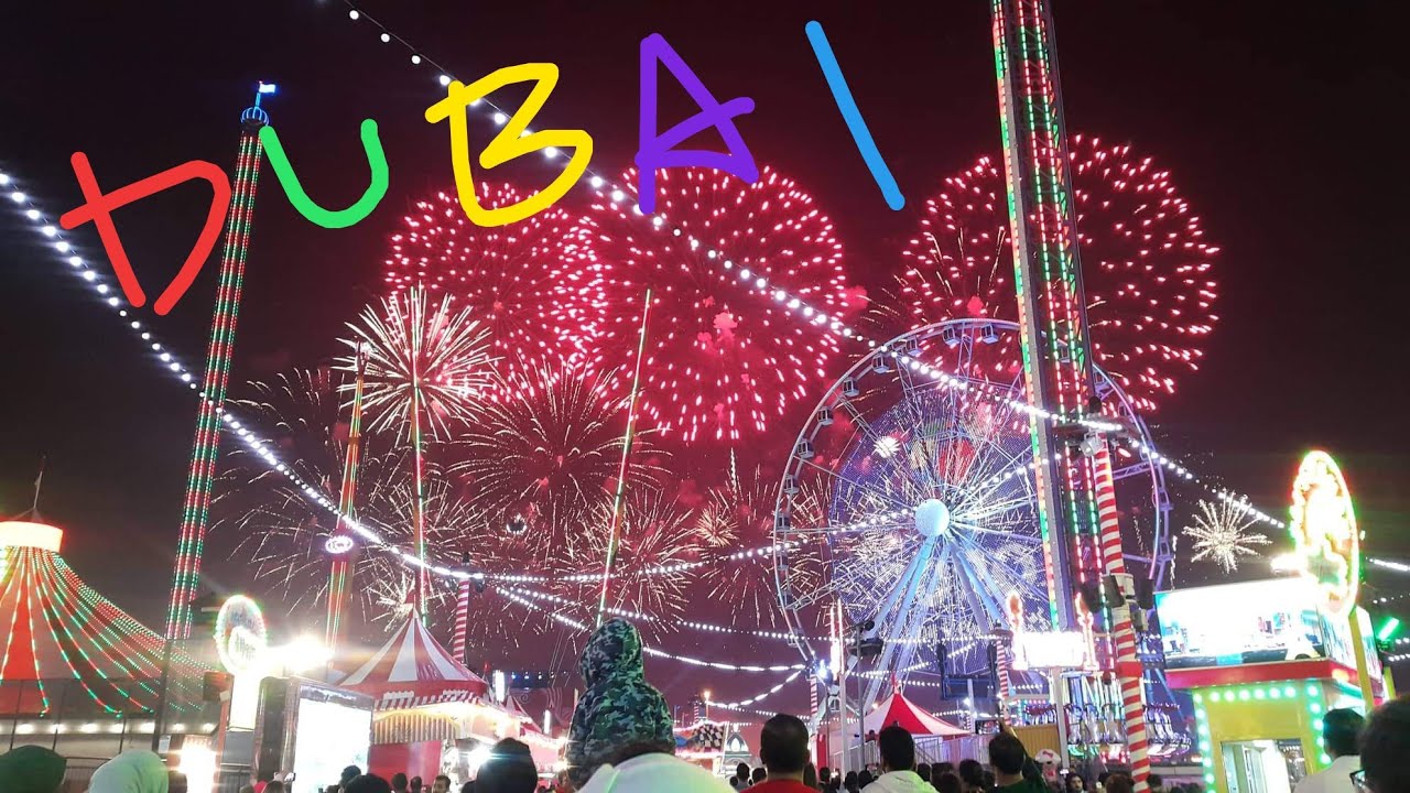 GLOBAL VILLAGE DUBAI FIREWORKS DISPLAY