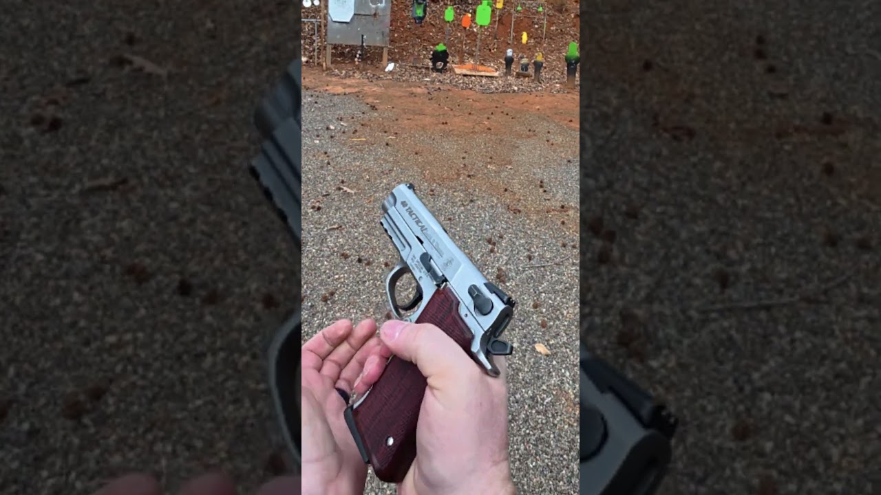 Пистолет S&W 4006 TSW или #CHP с модификацией под 9 мм.