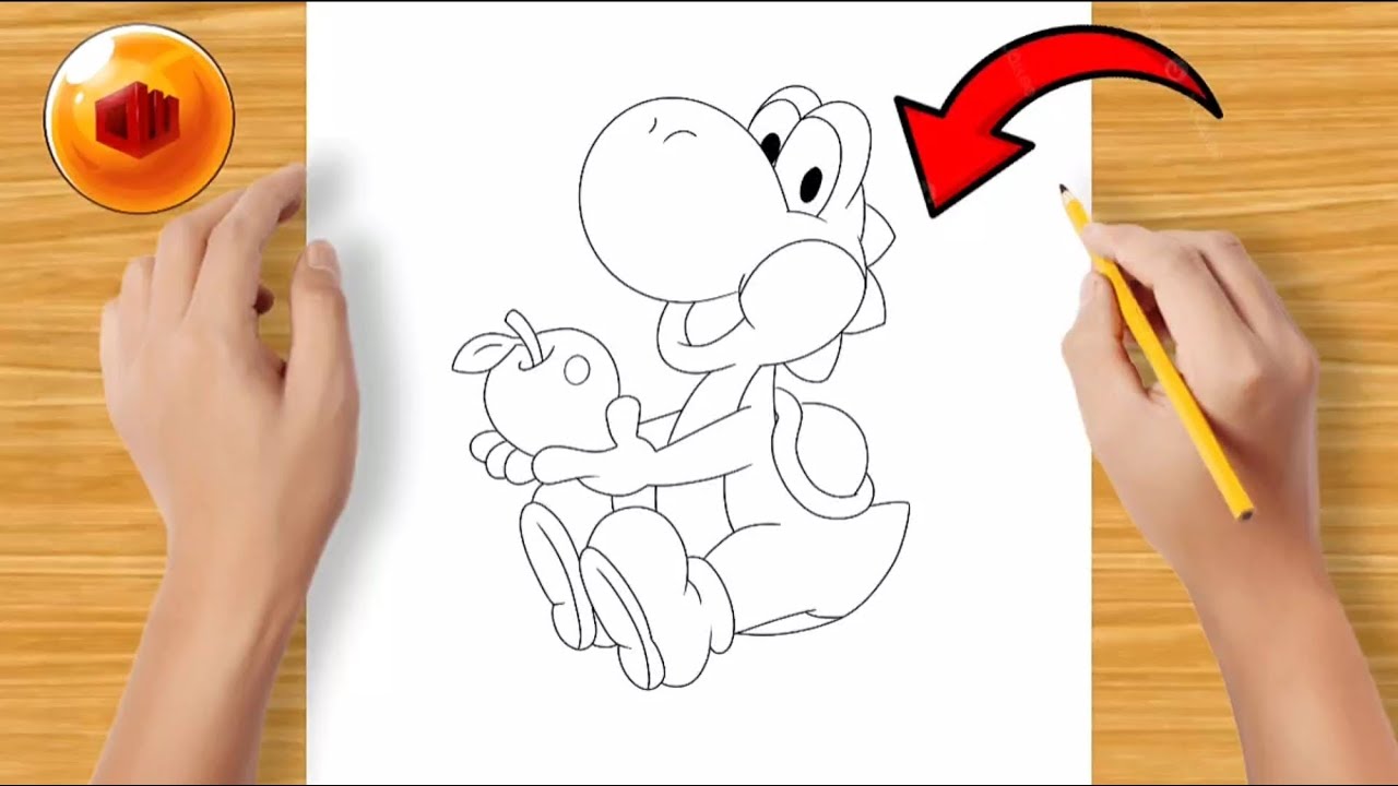 🟢 COMO DIBUJAR A YOSHI 🍄 SUPER MARIO BROS MUY FACIL Y PASO A PASO [OVIWORKS]