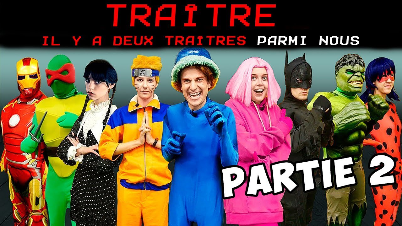 Que se passe t il si l on joue a AMONG US avec des SUPER HEROS ?
