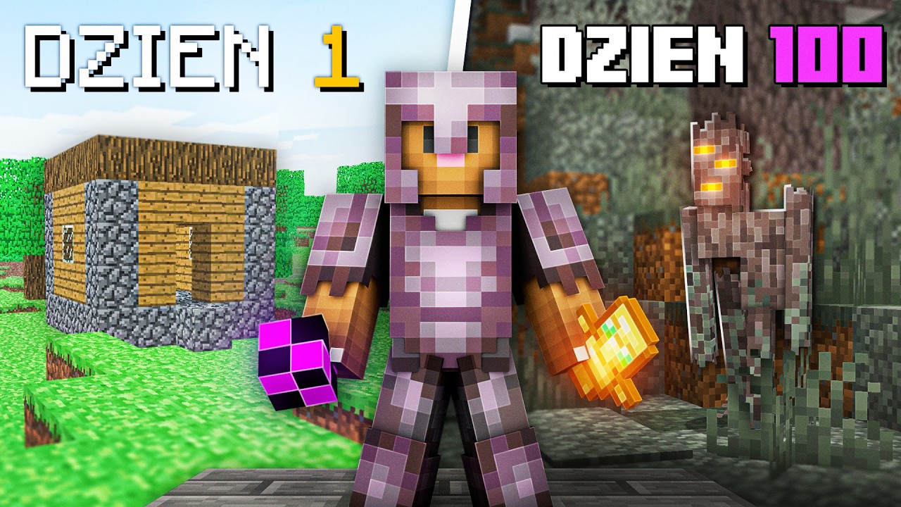 Przetrwałem 100 Dni, Ale Minecraft Się Codziennie Aktualizował!