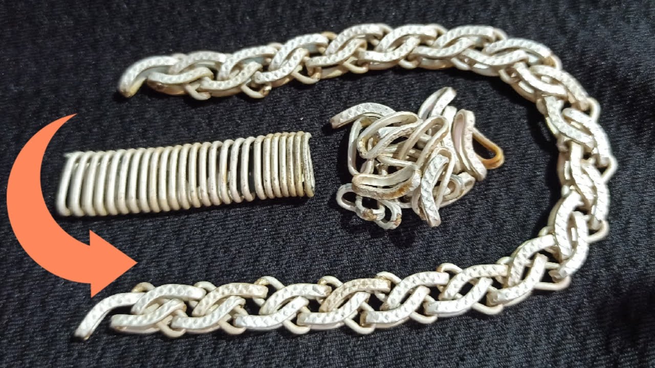 (S) bracelet🕺 light weight#how to make.