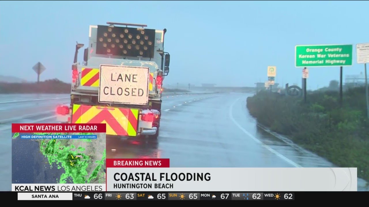Orange County sees flooding along coast