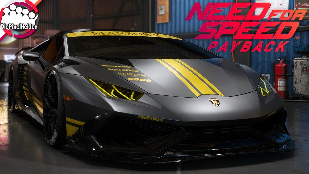 NEED FOR SPEED PAYBACK - Lamborghini Huracán LP 610-4 - Racerbuild - NFS Payback Carbuild
