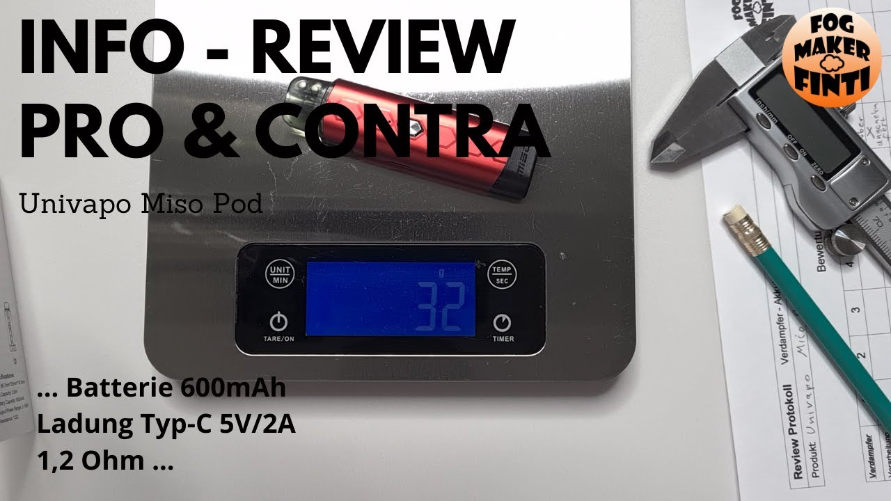 Univapo Miso Pod - Umsteiger Podsystem - Info Review