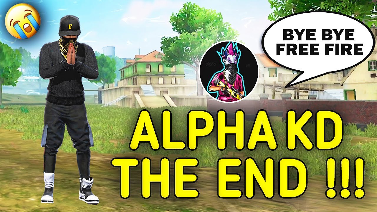 ALPHA KD THE END😭😭😭!!! BYE BYE FREE FIRE😪LUV U ALL❤️|| SOLO VS SQUAD ||  99% HEADSHOT RATE INTEL I5