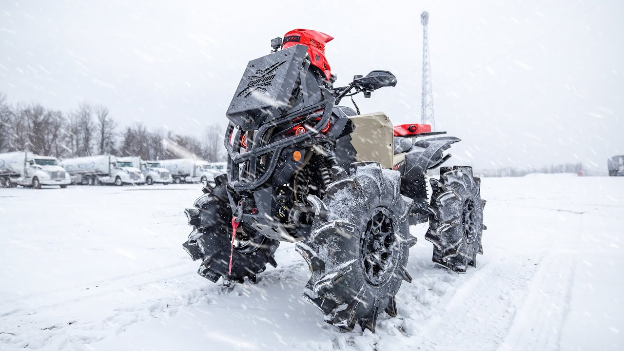 First Winter ATV Rip Of The Season Was Gnarly!