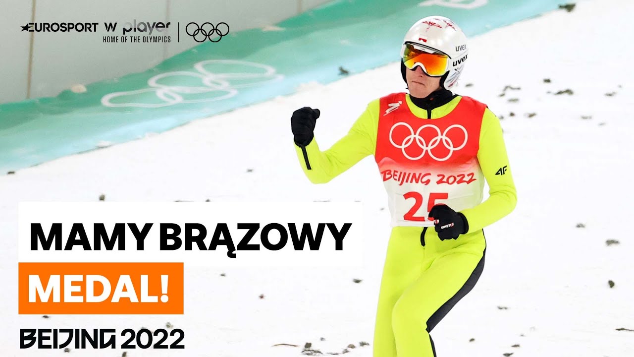 Dawid Kubacki BRĄZOWYM MEDALISTĄ OLIMPIJSKIM na skoczni normalnej! 🇵🇱⁣ | Pekin 2022⁣