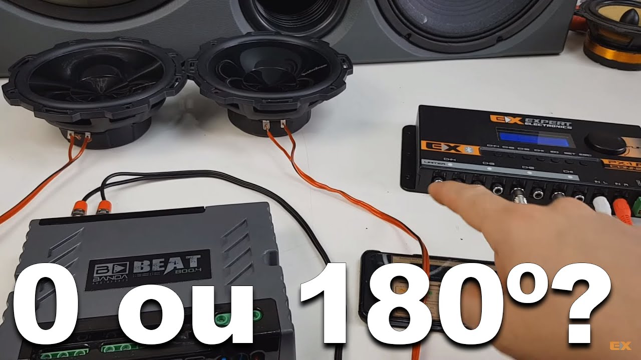 INVERTI A POLARIDADE DE UM  ALTO FALANTE SÓ, E AGORA?