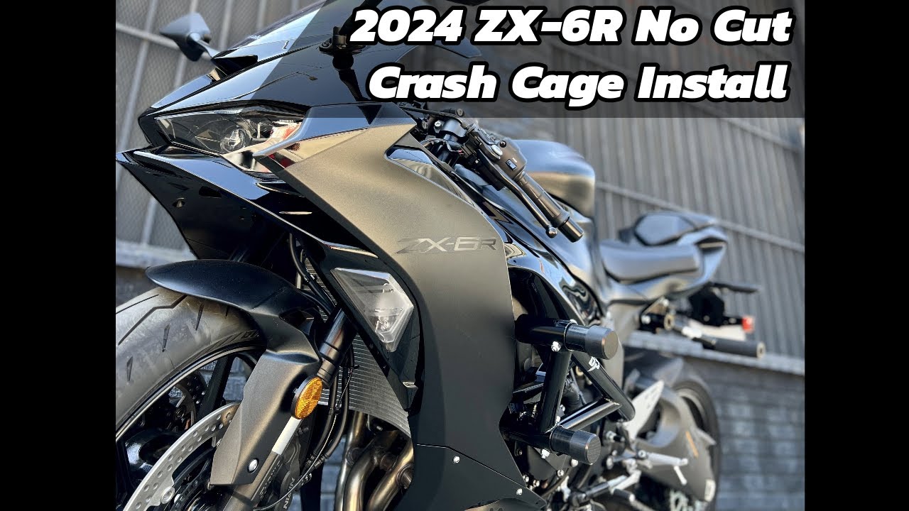 2024 Kawasaki ZX-6R No Cut Crash Cage Install - On Point Performance