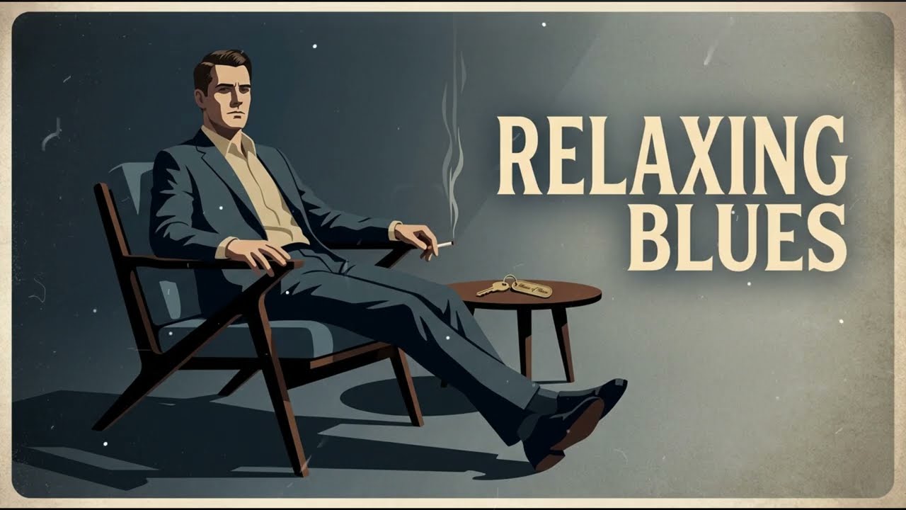 Stormy Monday Blues | Relaxing Late-Night Blues for Heavy Hearts