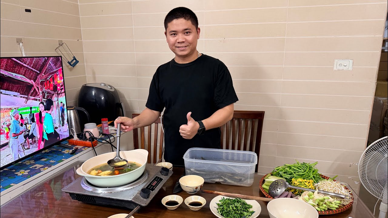 🎣 Lẩu Cá Kèo Lá Giang Tại Nhà – Hương Vị Miền Tây Giữa Lòng Hà Nội 🌿