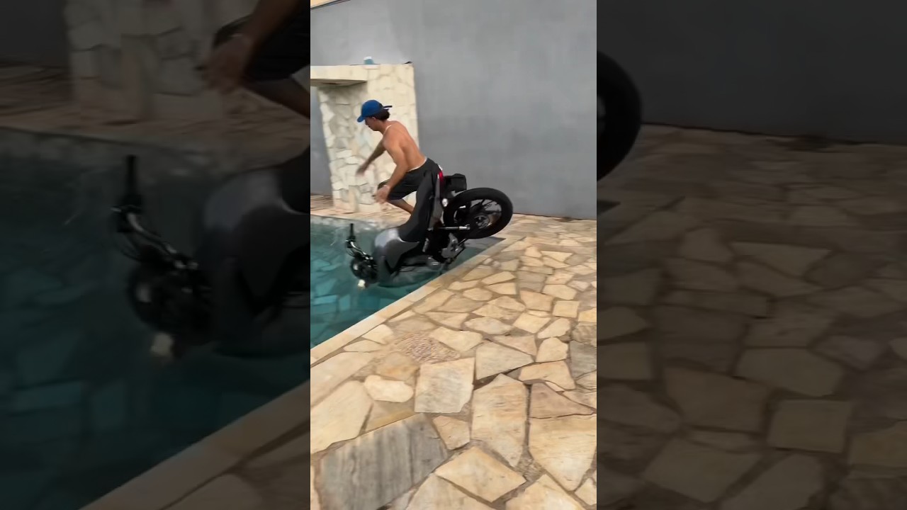 160 a prova d&rsquo;&aacute;gua 🤣 #grau #motovlog #xracing #shorts  (cristofer035) siga @puxounograuecorte