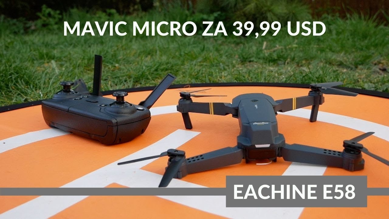 🚁Mavic Micro za 39,99 USD, czyli Eachine E58 robi Flipy 360&deg;🚁