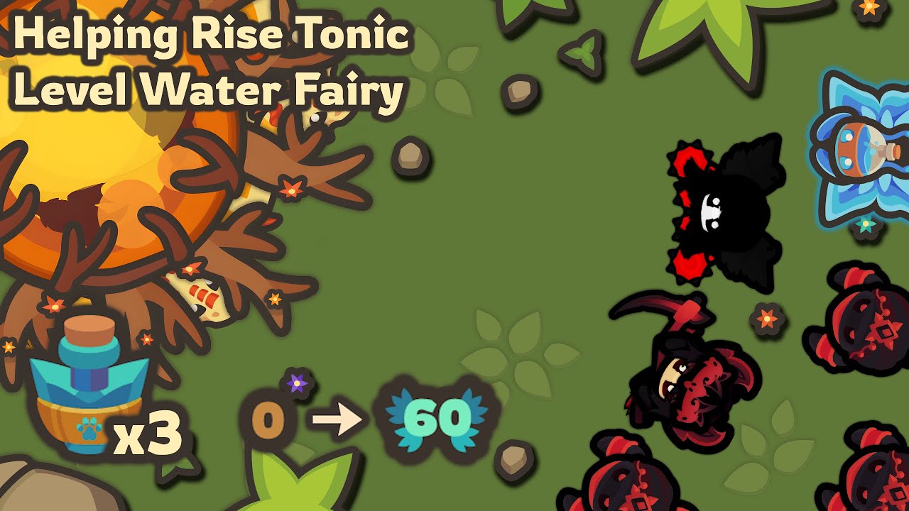 [ Taming.io ] Helping Rise Tonic Level Water Fairy to Level 60