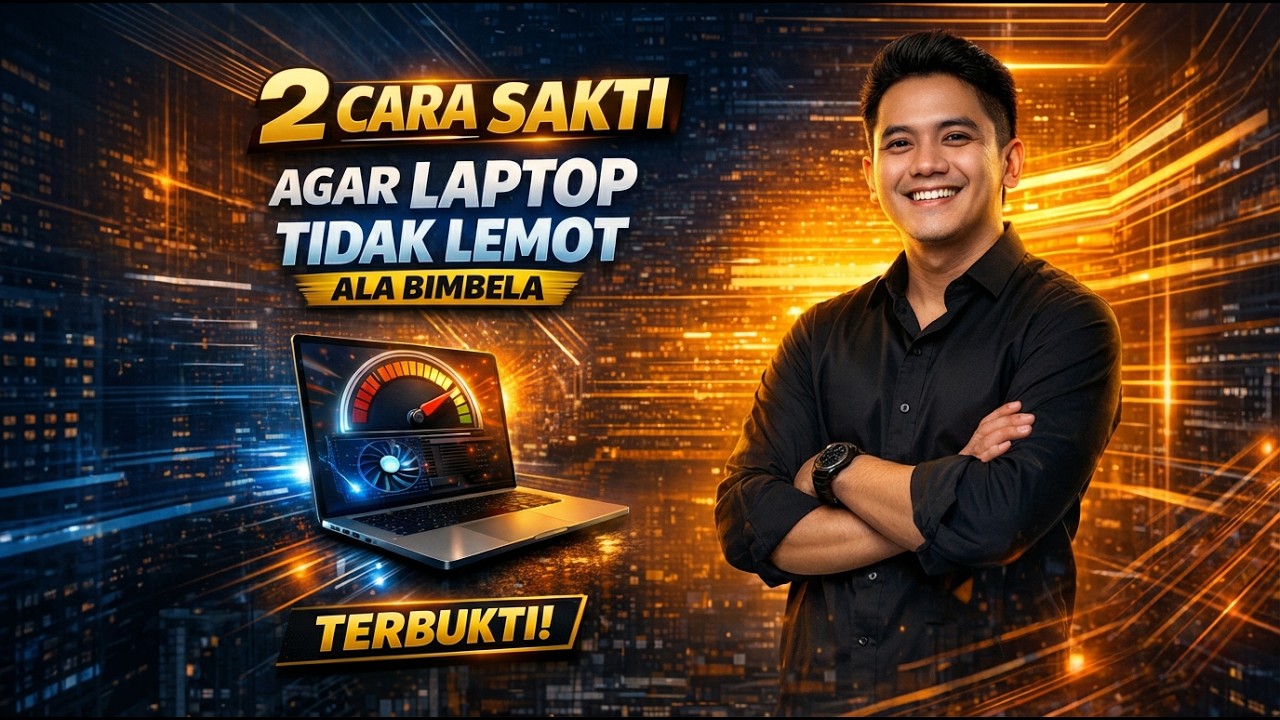 CARA SAKTI! Laptop Operator Madrasah Anti-Lemot Tanpa Keluar Uang!