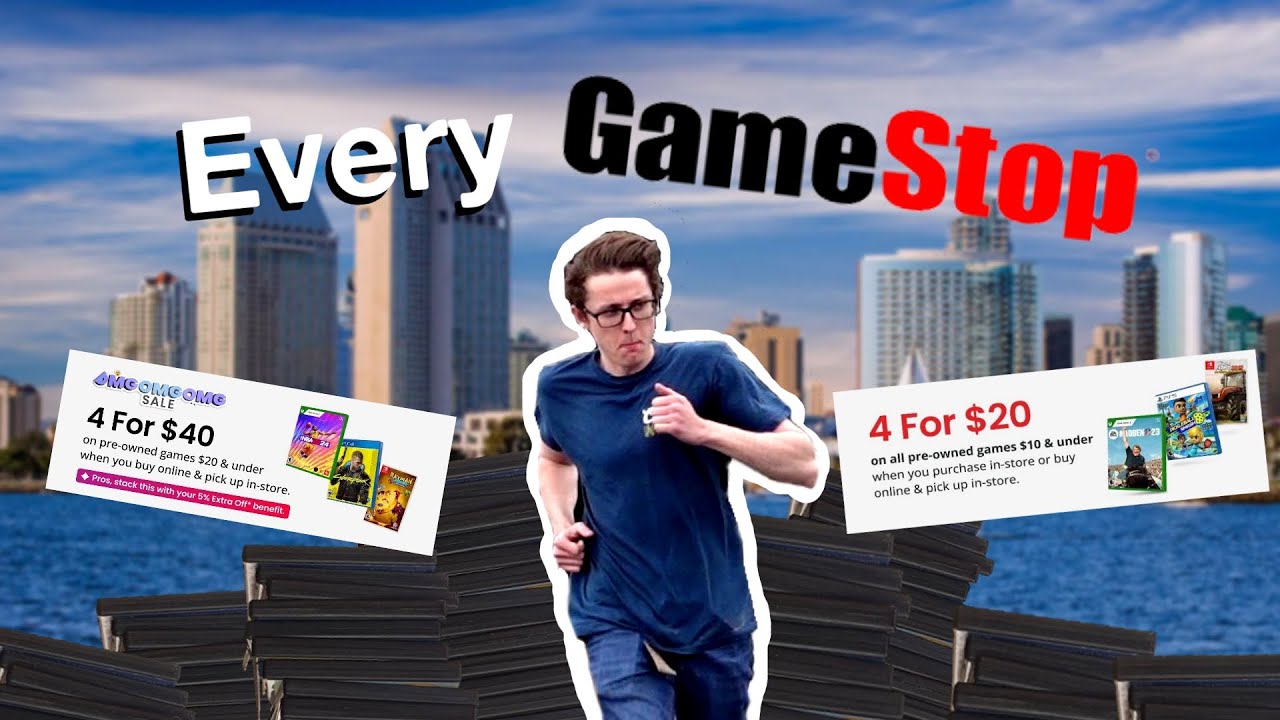 I Went To Every GameStop in San Diego For Retro Games