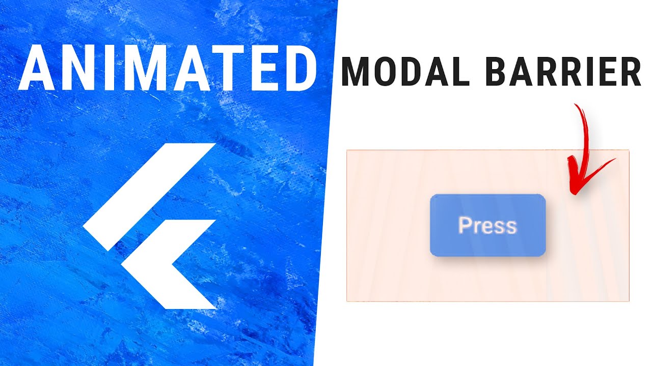 Flutter AnimatedModalBarrier Widget
