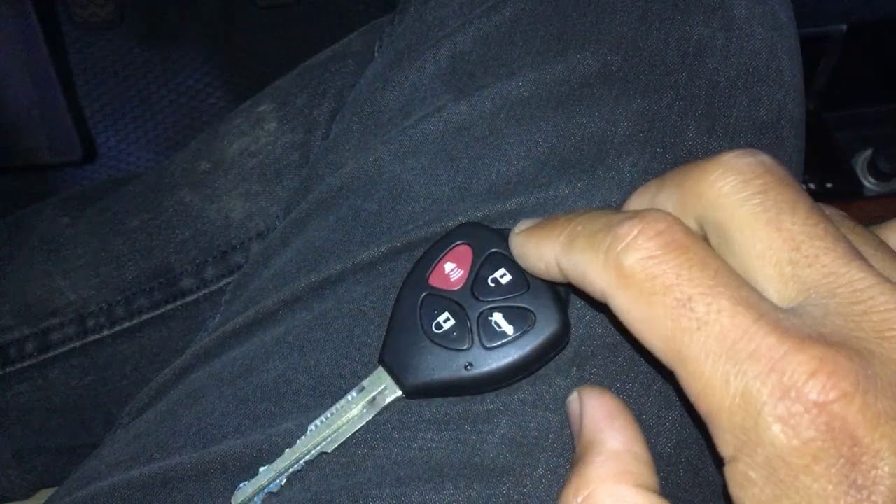 Program add remote TOYOTA Camry 2006