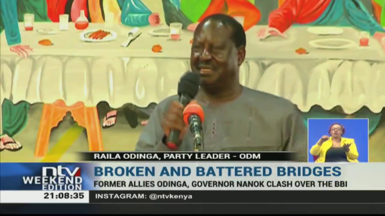 Raila Odinga and Governor Nanok clash over BBI