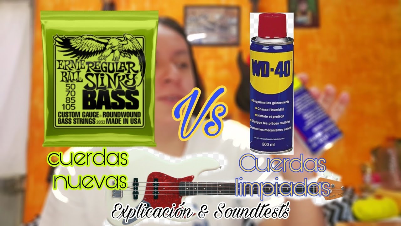 Cuerdas Limpiadas con WD-40 vs Cuerdas nuevas... ¿Notarás la diferencia? [Pláticas Bajísticas #1]