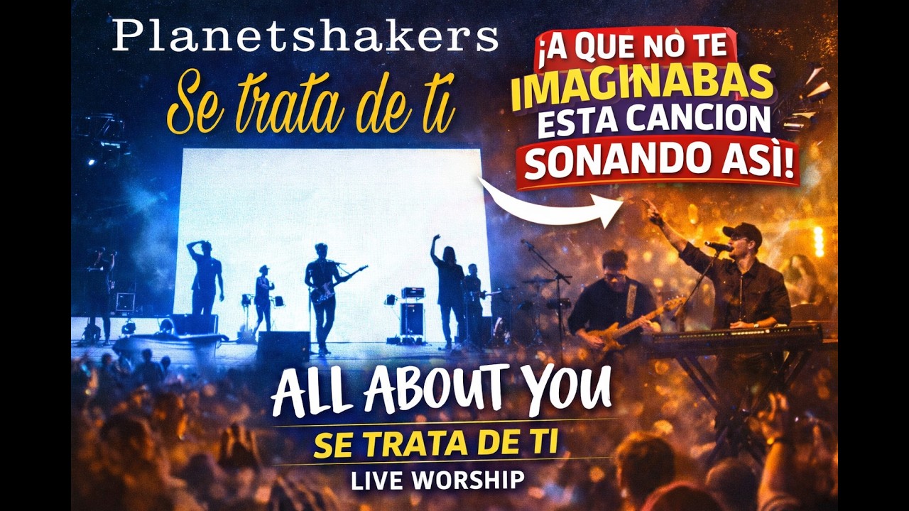 COVER SE TRATA DE TI - PLANET SHAKERS - EN VIVO