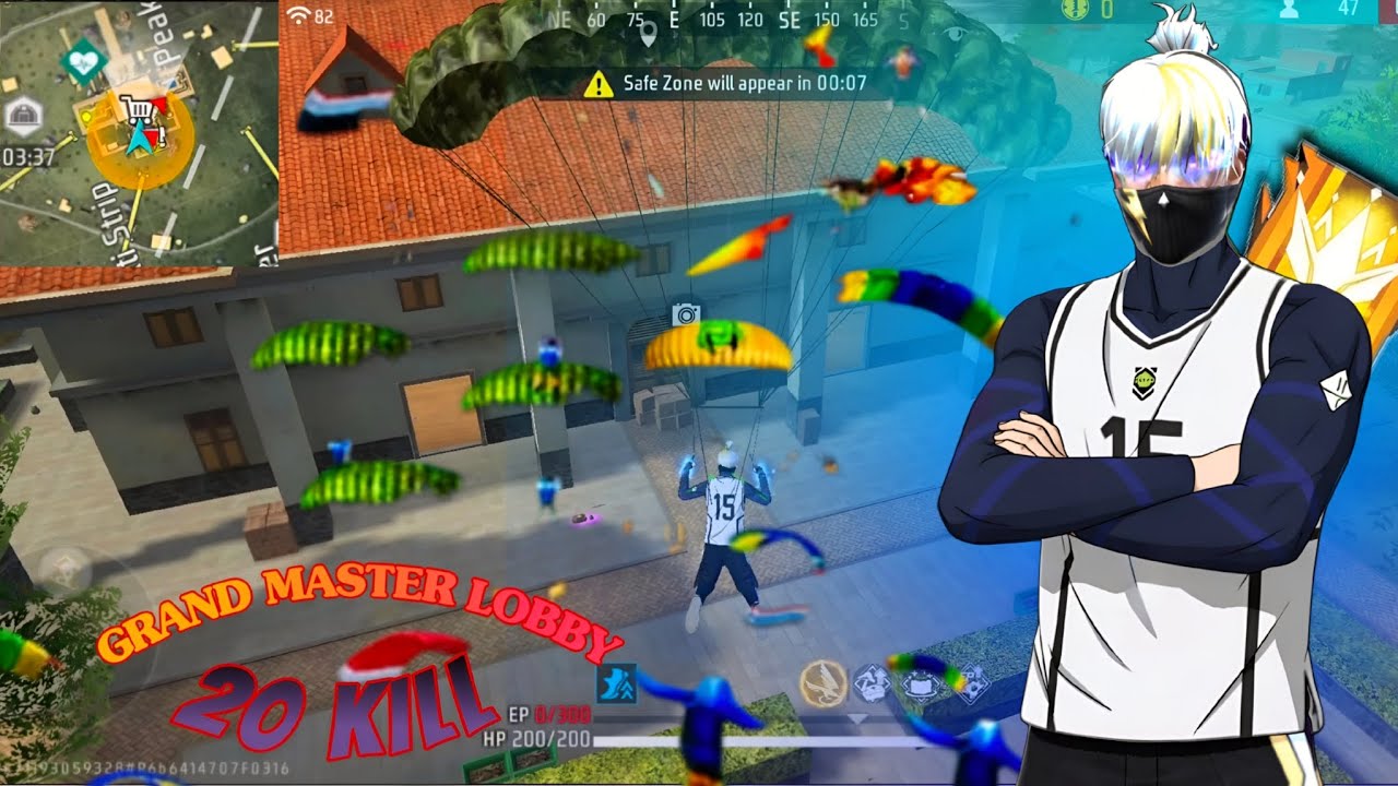WINCHESTER +UMP 💪 99% Headshot 🎯 20 kills ☠️ l Solo vs Squad  full Gameplay ' Mobile 📱' free fire 