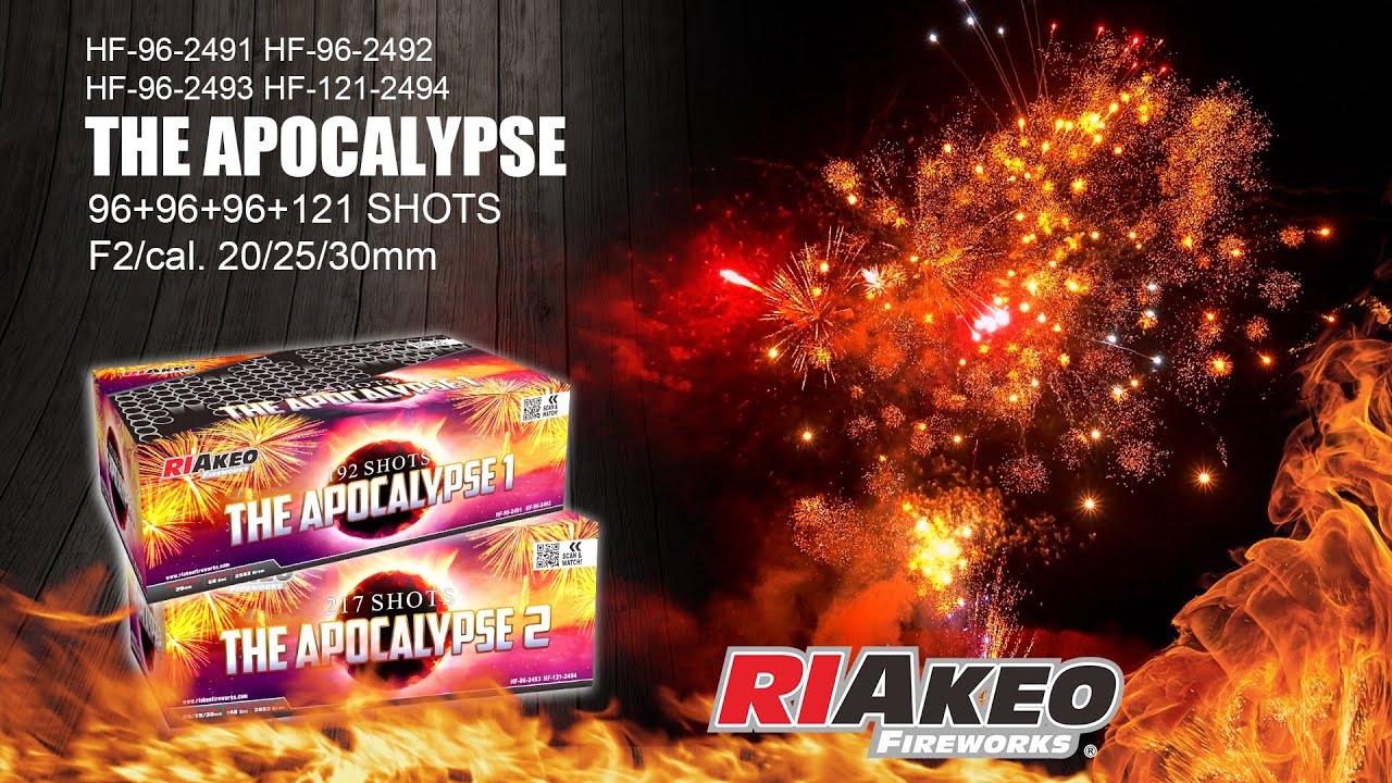 THE APOCALYPSE ► HF-96-2491+HF-96-2492+HF-96-2493+HF-121-2494 ► RIAKEO FIREWORKS